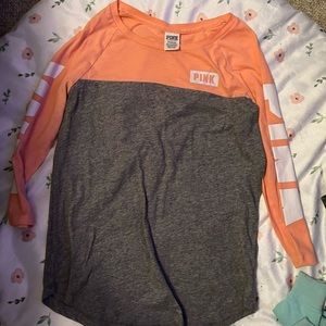 Victoria’s Secret pink orange long shirt small
